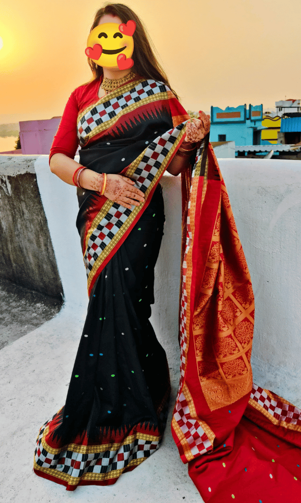 Silk Saree in Black