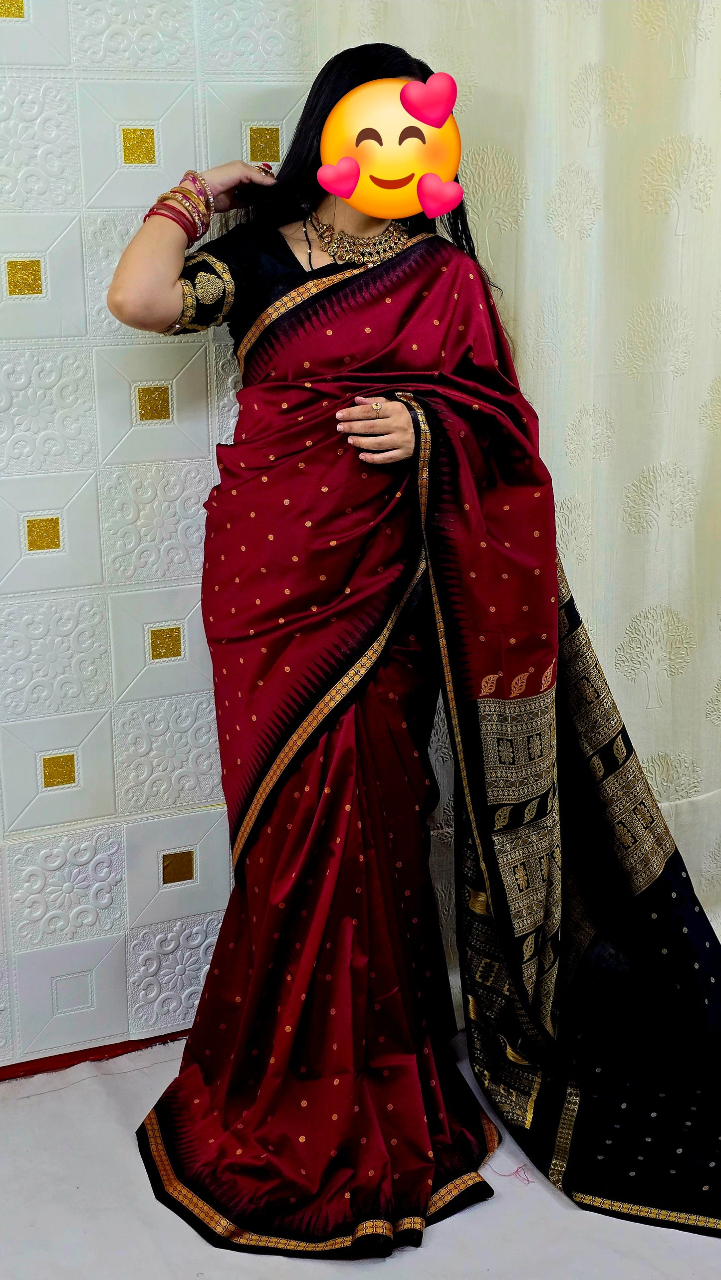 Ganga jamuna silk saree