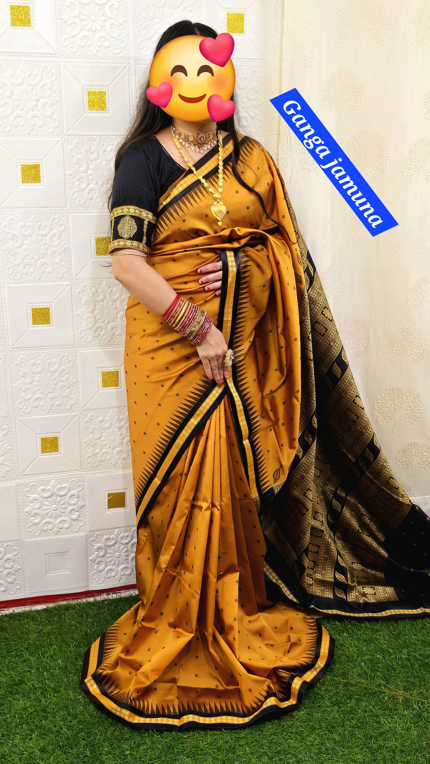 Ganga jamuna silk saree