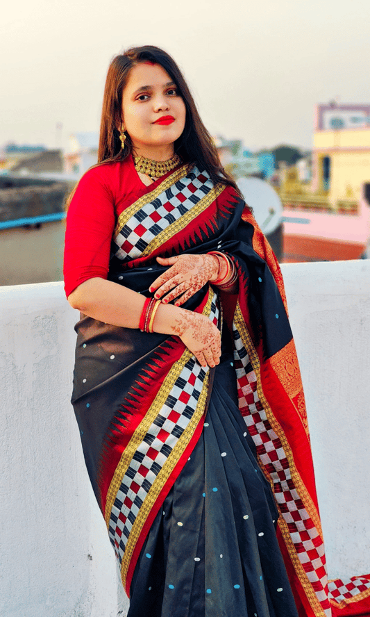 Silk Saree in Black