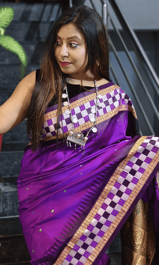 Silk Saree in Purple