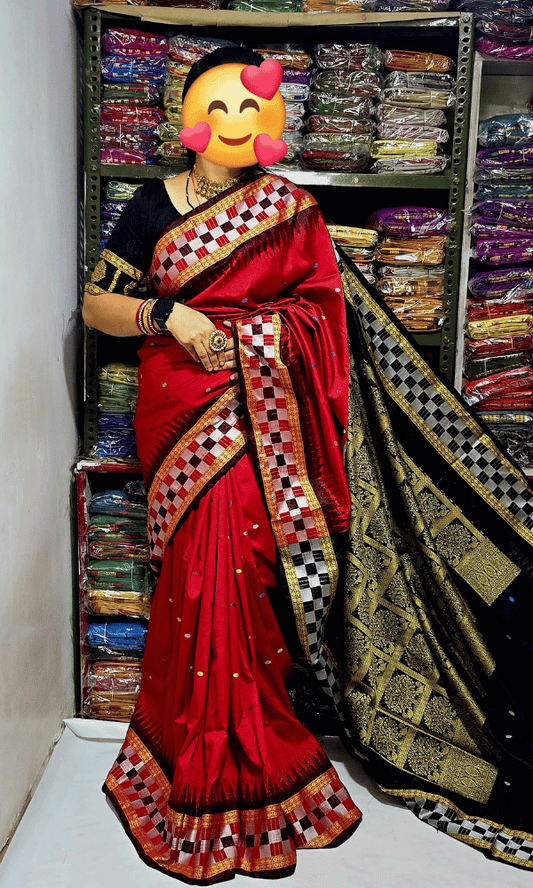 Silk Saree in Red