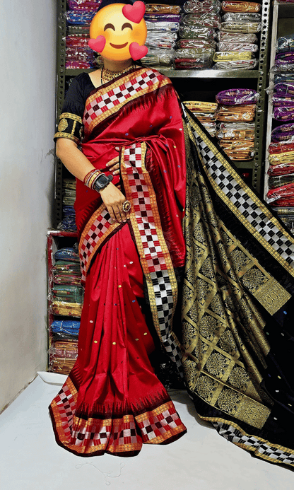 Silk Saree in Red