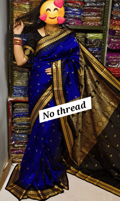 Classy Navy silk saree