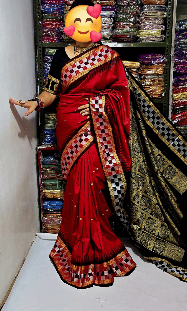 Silk Saree in Red