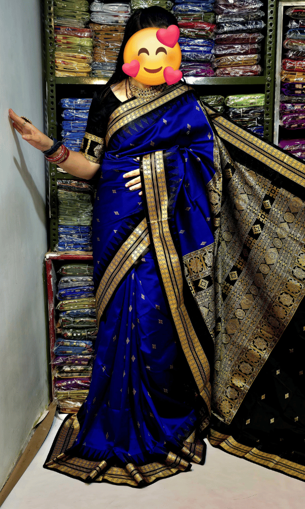 Classy Navy silk saree