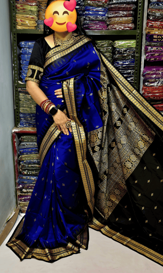 Classy Navy silk saree