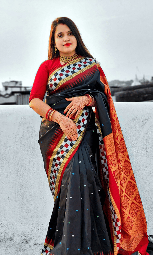 Silk Saree in Black