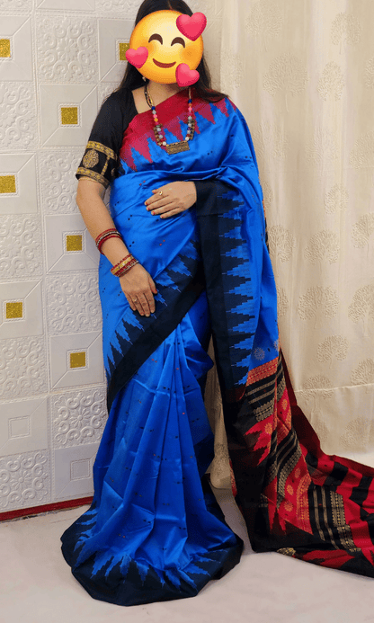 Elegant Blue silk saree