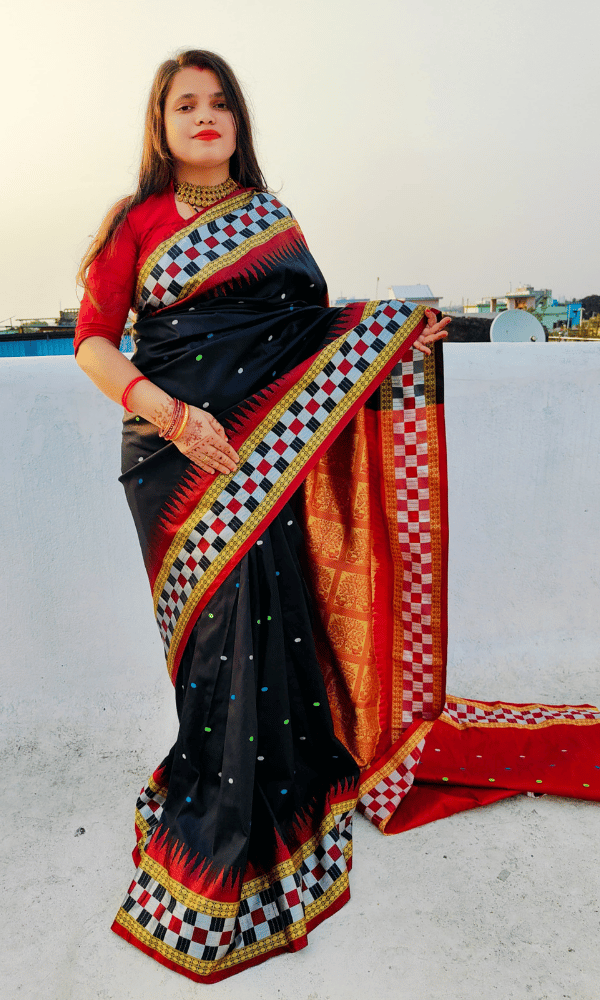 Silk Saree in Black