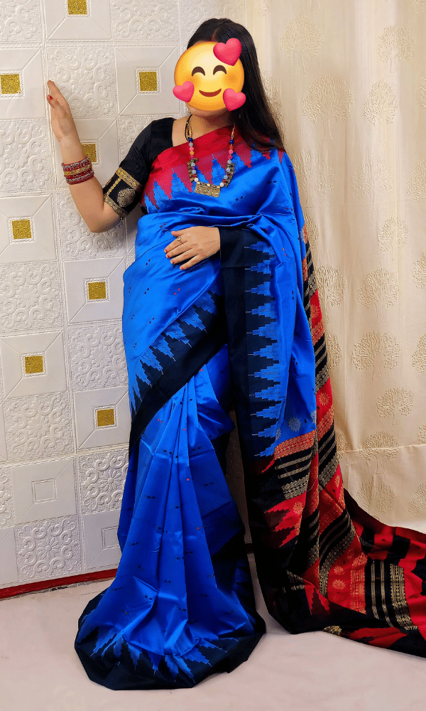 Elegant Blue silk saree