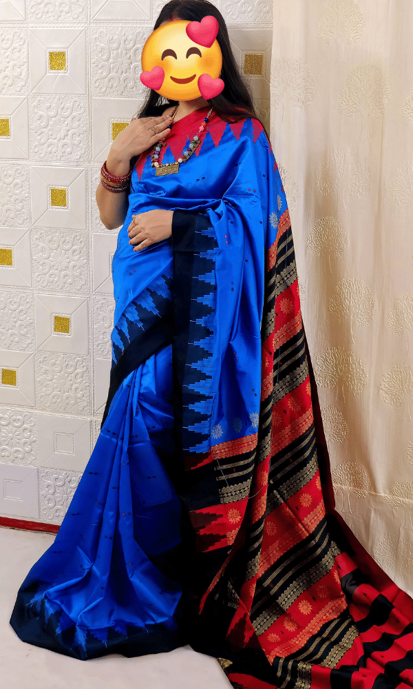 Elegant Blue silk saree