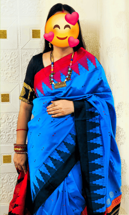 Elegant Blue silk saree