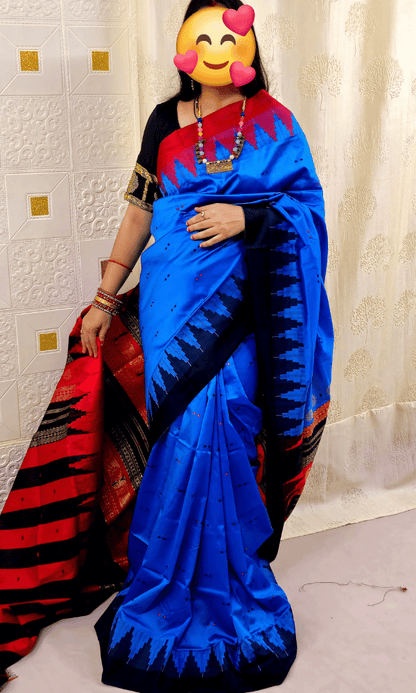 Elegant Blue silk saree