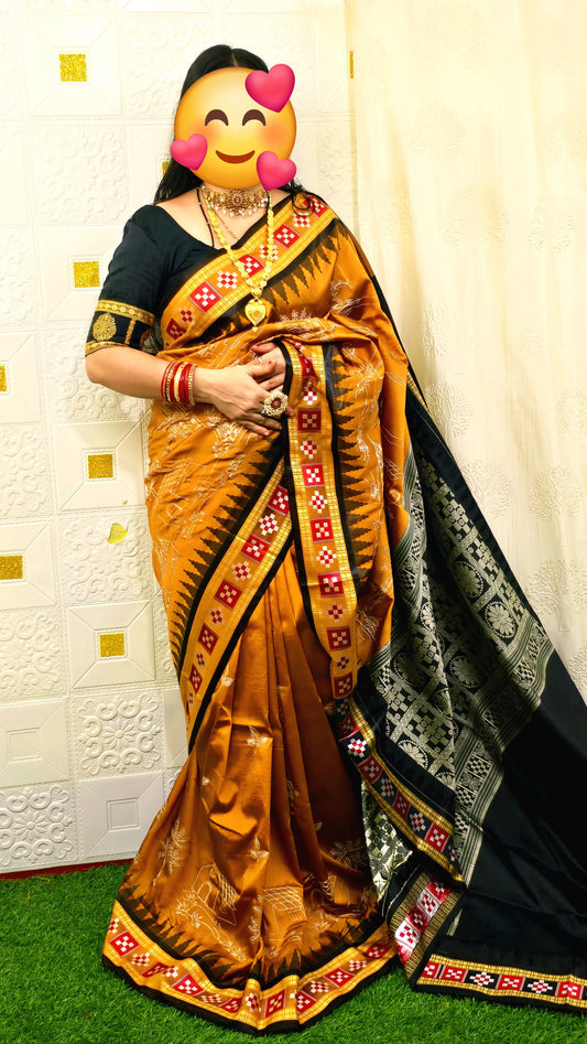 EMBRIODORY SILK SAREE