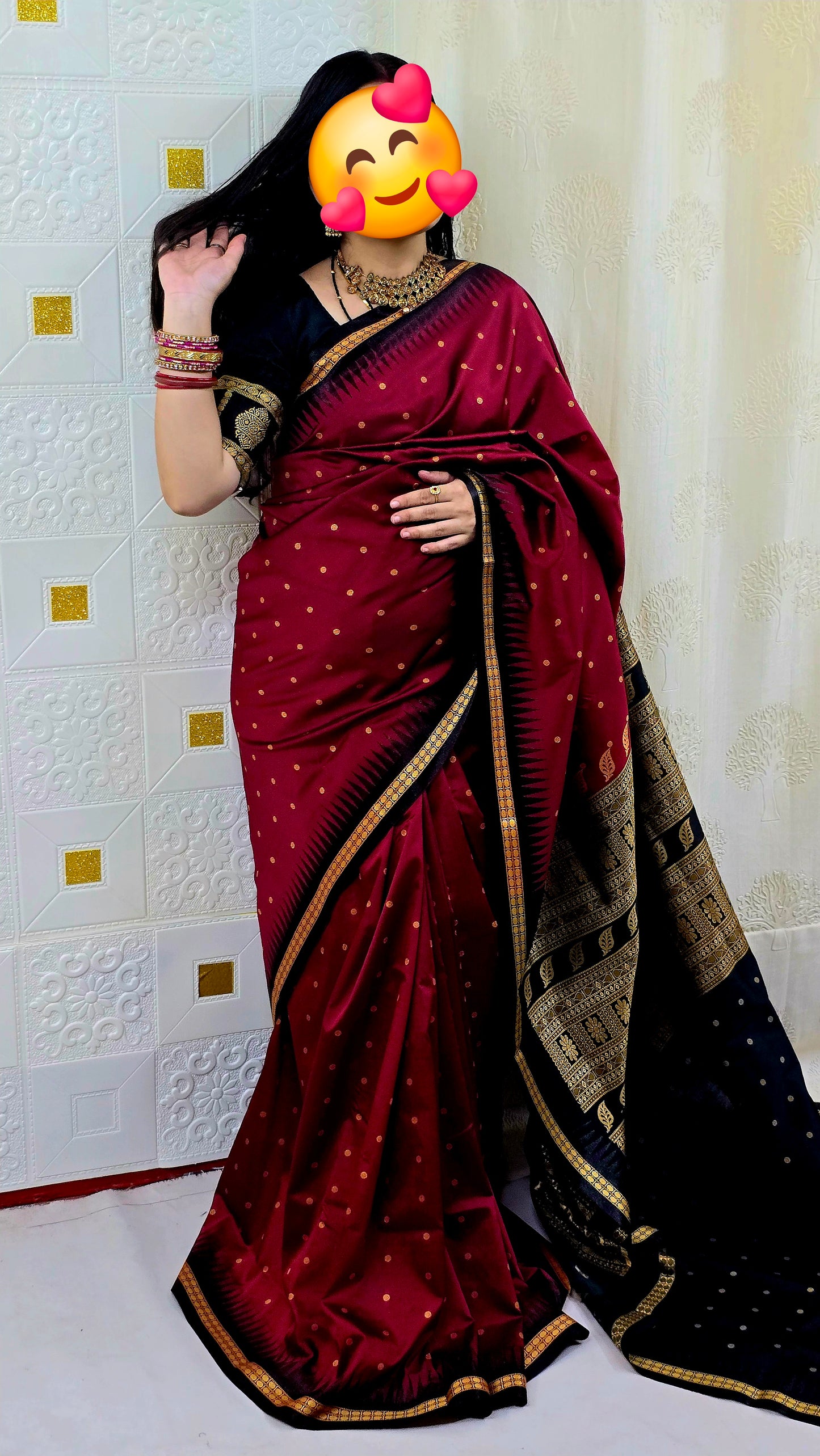 Ganga jamuna silk saree